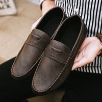 Loafers Spring 2023 Fashion Boat Footwear Man Brand Leather Moccasins Comfy Drive Casual Shoes