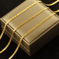 2025 New Blade Necklace Snake Skin Chain Men’s And Women’s Simple Fashion Letter ILOVEYOU