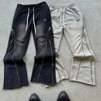 Pants Y2K Retro Baggy Gothic Casual Zipper Decoration Sweatpants Hip Hop Punk Streetwear Oversized Cotton Straight