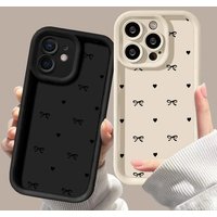 Phone Case Samsung Galaxy A55 A15 A54 A14 A35 A34 A23 A24 A53 A32 S24 S20 FE S25 S23 Ultra S22 Plus Bow TPU Cover