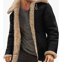 Clothing leather jacket fur fur thickened coat jacket winter