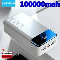 200000mAh Power Bank Portable Fast Charging PowerBank 3 USB PoverBank External Battery Charger For Mobile Phones