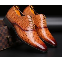 Spring business casual formal shoes leather shoes British casual shoes