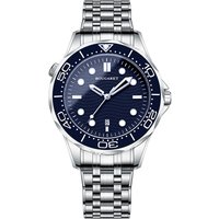 Classic Men's Mechanical Watch, 50M Waterproof Sports Watch For Men Automatic Mechanical Wristwatch Luminous Calendar Shockproof Male Wristwatch