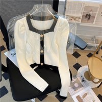 Clothing early spring high end sweater knitted sweater inner base shirt autumn winter stylish unique exquisite tops