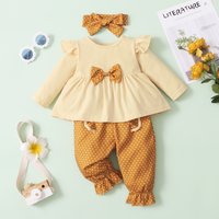 Mother & Kids Infants Children’s Cotton Pull On Tops And Printed Pants