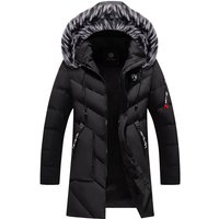 Clothing Winter Hooded Mid Length Cotton Coat