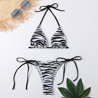 Clothing Split Print Bikini