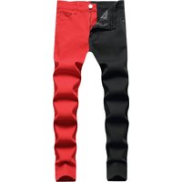 Clothing Korean Style Trendy Patchwork Slim Fit Casual Pants