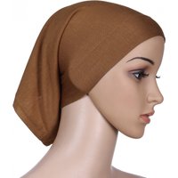 Unisex Cap scarf covered with mercerized cotton fabric