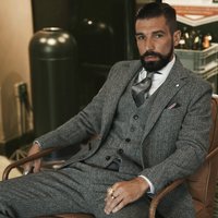 Clothing suit three piece suit groom best man wedding banquet cross border suit gentleman foreign trade dedicated elegant fashion C11