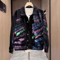 Clothing jacket American trendy brand loose tops couples casual internet celebrity lapel jacket