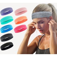 Non-Slip Sports Headband – Sweat-Absorbing & Breathable For Running, Yoga & Tennis, Anti-Slip Workout Headband For Women & Men