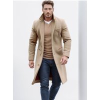 Clothing woolen coat cross border medium length woolen coat slim fit suit collar windbreaker