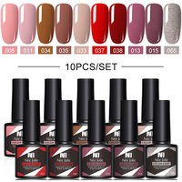 Nee Jolie 80-Color UV Gel Nail Polish Set - Professional Salon Quality, Multiple Sets Available For DIY Manicure