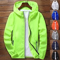 Jacket Men Sport Outdoor Cycling Thin Coat Jackets Casual Loose Men's Windbreakers Jacket Male's Waterproof Outwear
