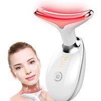 Hals Gesicht Lifter ems Hals Facelift ing Massage gerät Haut straffen Gerät LED Photonen therapie Anti-Falten Doppel kinn Entferner