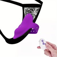 Remote Control Wearable Panties Vibrator Silicone Clitoral Stimulator Clit Stimulation Teaser Sex Toy 10 Vibration Couple