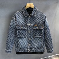 Men’s Clothing Vibe High Grade Cat Claw Fashion Niche High End Denim Jacket Men’s Handsome High Street Retro Jacket Trend