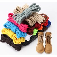 Classic Round Shoelaces Durable Polyester Sneakers Shoe laces Solid Boots Laces Shoes 70 90 120 150cm 1Pair Free