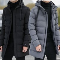 Clothing Mid length cotton padded jacket hooded cotton padded jacket 2023 winter Silk cotton padded jacket long cotton padded jacket winter jacket