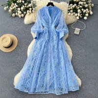Cross border French Retro Elegant Dress 2025 Style High end Stand up Collar Single breasted Waist cinching