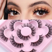 Russian Volume False Eyelashes Stage & Party Lashes DD Curve Simulation Eyelashes