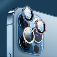 Lens Tempered Glass for Iphone 11 12 13 Pro Max Camera Lens Protection On Iphone 12pro 13pro 11Pro Max Metal Ring Protec