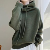 Clothing Oversized Chunky Knit Sweater High Neck Cozy Winter Pullover Casual & Office Wear
