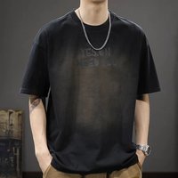 Short Sleeved T shirt Summer Trend Simple Half Sleeved Top Loose Casual T shirt