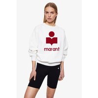 Korean Style Flocked Print Crew Neck Sweatshirt Long Sleeve Casual Top Elegant Fashion Spring Autumn Wear