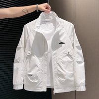 Lightweight Casual Jacket Stand Collar Breathable Outdoor Windbreaker Spring Autumn