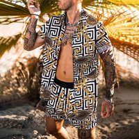 Clothing 3d Digital Printing Short Sleeved Shirt Shorts Fashion Sports Leisure Suit