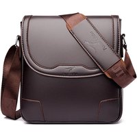 Kangaroo Brand Vintage Messenger For Men Leather Business Brown Black Casual Shoulder Male Crossbody Side Bag
