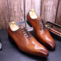 Leather Shoes Manual Leather Shoes Pointed Business Casual Leather Shoes