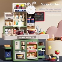 Children’s homemaking toy scene set simulation spray kitchen utensils and cooking tableware