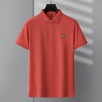 Men's Clothing Alihu Men's Spring And Summer New Thin Embroidered Straight Short-sleeved Business Daily Casual Spot Men's Polo Shirt
