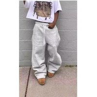 Clothing Fashion All Match Ins Trendy Brand Loose Straight Large Trousers Outer Wear High Street Casual Sports Pants