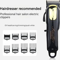 Oil Head Salon, Professional Electric Clipper, Charging Wireless Hair Clipper