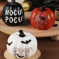 Halloween pumpkin resin ornaments crafts desktop decoration garden horror atmosphere decoration