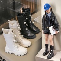 Shoes boots 2024 plus velvet medium large long boots two cotton high boots versatile fashion boots