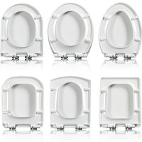 Toilet Seat Thickened Household Universal Old Style V Shaped U Shaped Square O Shaped Toilet Board Manufacturer Toilet Seat Cover
