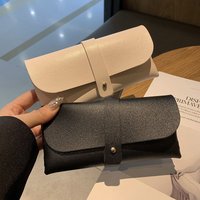 Home & Garden PU Leather Glasses Case Sunglasses Set Soft Bag High Quality Leather Glasses Bag Sunglasses Outer Packaging Bag