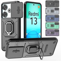 Armor Shockproof Case Xiaomi Redmi 13 Redmi 5G Protective Cover Ring Magnetic Holder Coque Fundas Capa