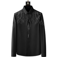 Men's Clothing Spring Shirts Heavy Craft Slim Fit Non iron Shirts