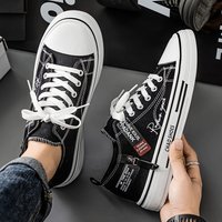 Classic Canvas Sneakers Breathable Round Toe Casual Shoes Rubber Sole Spring Summer Classic Cloth Shoes Light Soft Bottom Shoes