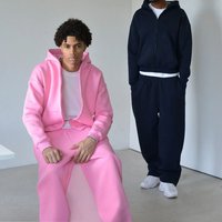 Casual Streetwear Hoodie Sweatpants Set Comfortable High Street Hip Hop Style Two Piece Outfit Daily Wear