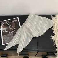 Cotton Linen Versatile Spring Autumn Neck Protection Headscarf Decorative Fashion Retro Small Triangle Scarf