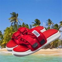 Summer Trend Fashion Casual Versatile Outwear Double Breasted Soft Sole Velcro Couple Slippers