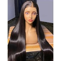 hot selling 30 Inch 13×4 Bone Straight Front 360 Full Human Hair Wigs For Women 13×6 Hd Brazilian Pre Plucked Lace Frontal Wig